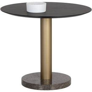 Monaco Gold / Grey Marble / Charcoal Grey Bistro Table